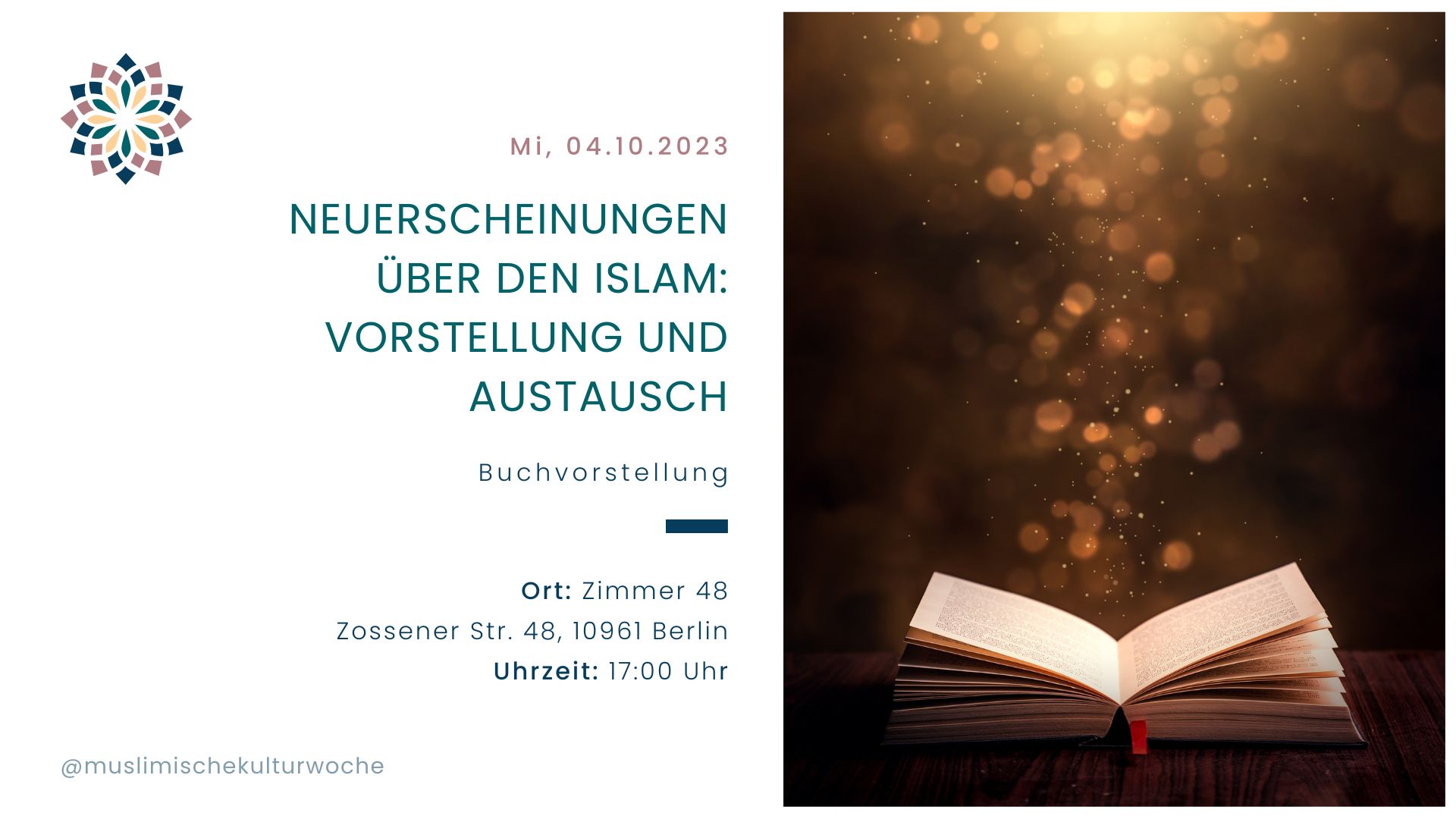 Neuerscheinungen über den Islam: Vorstellung und Austausch